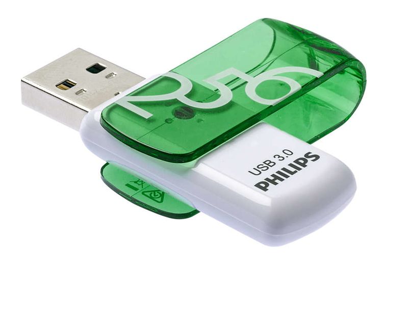 Philips-FM25FD00B-00-unitA -flash-USB-256-GB-USB-tipo-A-3.2-Gen-1--3.1-Gen-1--Verde-Bianco