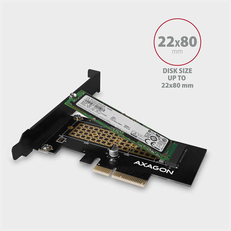 Axagon-PCEM2-N-scheda-di-interfaccia-e-adattatore-Interno-M.2--AXAGON-PCEM2-N-PCIe-3.0-x4-Adapter-1x-M.2-NVMe-SSD-With-P