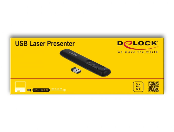 Delock-Presentatore-laser-USB-nero