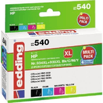 Edding cartucce per stampante edding EDD-540 nero ciano magenta giallo compatibili con HP 934XL  935XL (X4E14AE