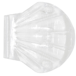 SPIRELLA fissaggio a parete per tenda doccia shell-clip 5,6x5,6cm crystal x2