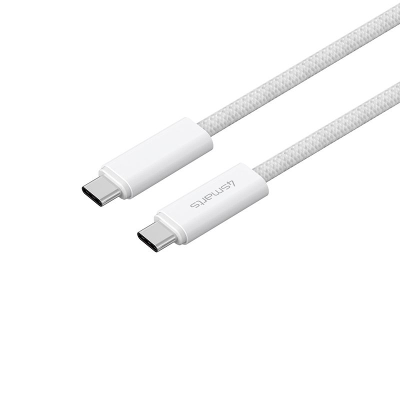 Cavo-USB-C-4smarts-PremiumCord-240W-15m-bianco