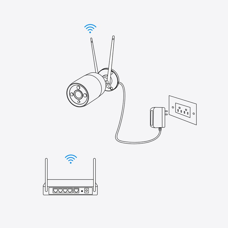 Reolink-W320-B-Capocorda-Telecamera-di-sicurezza-IP-Esterno-2560-x-1920-Pixel-Parete