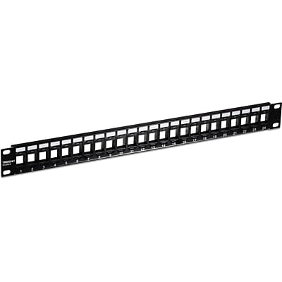 Trendnet-TC-KP24-pezzo-di-pannello-1U--TRENDnet-TC-KP24S-24-Port-Blank-Keystone-1U-Patch-Panel-2Years-warranty-