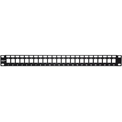 Trendnet-TC-KP24-pezzo-di-pannello-1U--TRENDnet-TC-KP24S-24-Port-Blank-Keystone-1U-Patch-Panel-2Years-warranty-