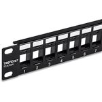 Trendnet-TC-KP24-pezzo-di-pannello-1U--TRENDnet-TC-KP24S-24-Port-Blank-Keystone-1U-Patch-Panel-2Years-warranty-