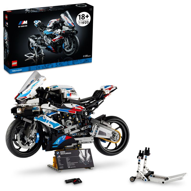 LEGO-Technic-42130-BMW-M-1000-RR-Moto-per-Adulti-da-Costruire-Idea-Regalo-da-Collezione-Modellino-Replica-Superbike