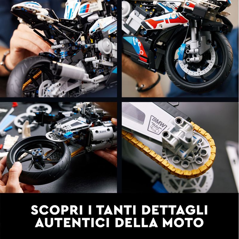 LEGO-Technic-42130-BMW-M-1000-RR-Moto-per-Adulti-da-Costruire-Idea-Regalo-da-Collezione-Modellino-Replica-Superbike