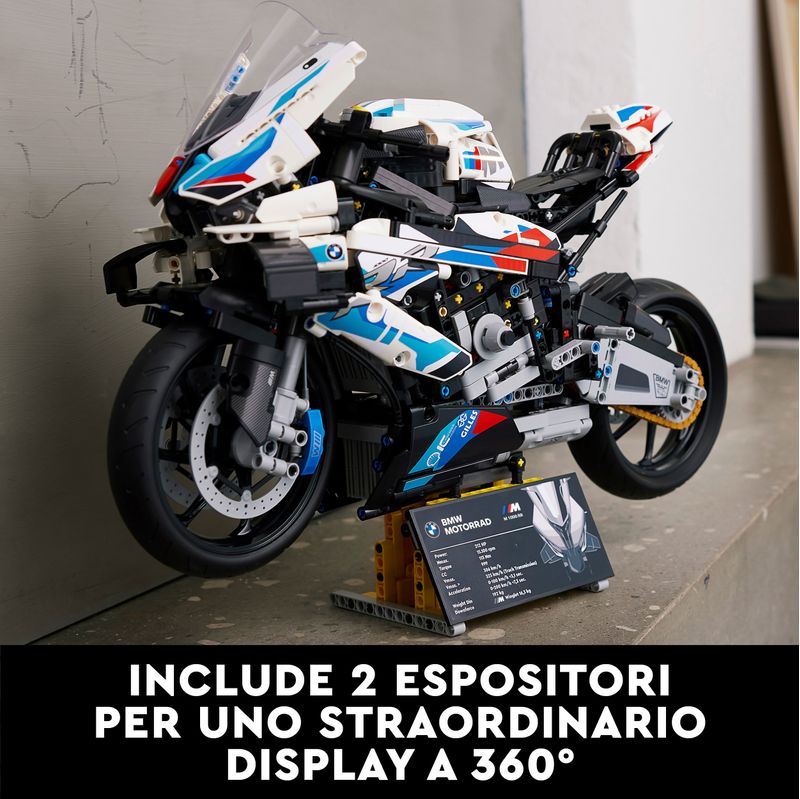 LEGO-Technic-42130-BMW-M-1000-RR-Moto-per-Adulti-da-Costruire-Idea-Regalo-da-Collezione-Modellino-Replica-Superbike