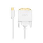 Logilink---Cavo-video---Mini-DisplayPort--M--agganciato-a-DVI-D--M----DisplayPort-1.2---3-m---viti-a-testa-zigrinata-sup