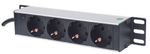 Intellinet-714020-unitA -di-distribuzione-dell-energia--PDU--4-presa-e--AC-1U-Grigio