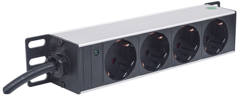 Intellinet-714020-unitA -di-distribuzione-dell-energia--PDU--4-presa-e--AC-1U-Grigio