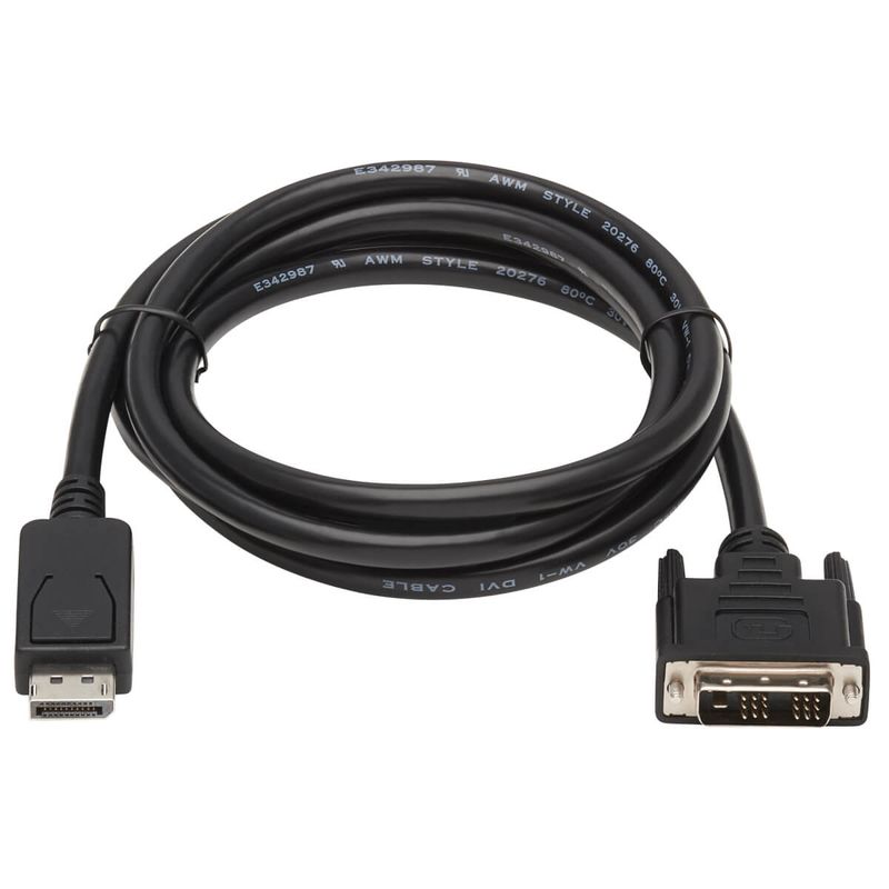 Tripp-Lite-P581AB-006-cavo-e-adattatore-video-183-m-DisplayPort-DVI-D-Nero