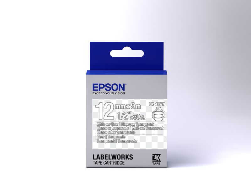 Epson-Nastro-fondo-Trasparente-per-testo-Bianco-12-9-LK-4TWN