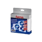 Hama CD-ROM/DVD-ROM Ring Binder Sleeves 50 dischi Bianco