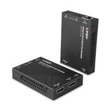 Lindy 38398 moltiplicatore AV Trasmettitore e ricevitore AV Nero (HDMI & IR over IP Extender - Warranty 24M)