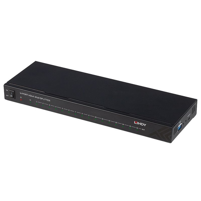 Lindy-38239-ripartitore-video-HDMI-16x-HDMI--16-Port-HDMI-4K60-Splitter---Warranty-24M-