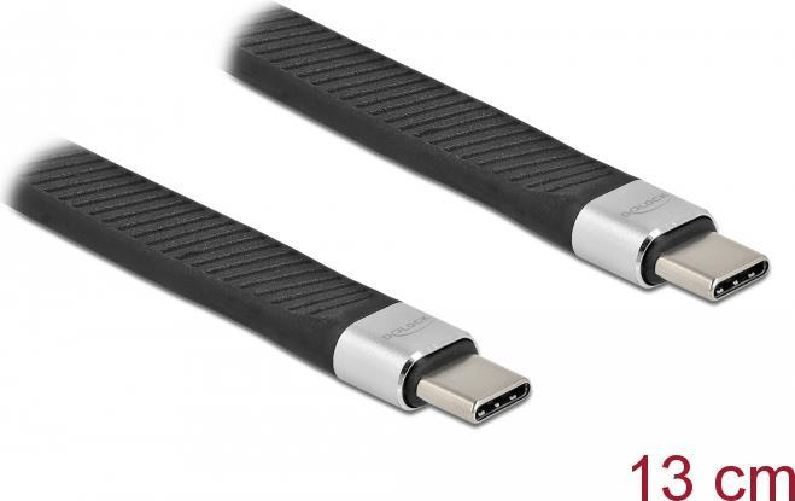 Delock-Cavo-a-nastro-FPC-da-USB-Type-C-a-USB-Type-C-13-cm-PD-5A-E-Marker