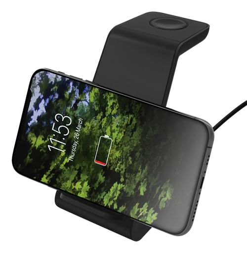 Deltaco-QI-1037-Caricabatterie-per-dispositivi-mobili-Nero-Interno--Deltaco-3-in-1-Wireless-Charging-Stand-15W---Black-