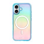 LAUT Holo custodia per cellulare 15,5 cm (6.1") Cover Blu, Multicolore, Trasparente