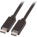 M-Cab 7001331 cavo USB 1 m USB 3.2 Gen 2x2 USB C Nero (1M USBC CABLE 100W 20GBIT - BLACK - USB 3.2 GEN.2X2)