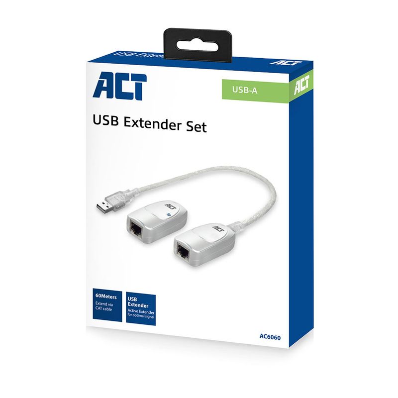 Extender-USB-ACT-AC6060-impostato-su-UTP-extender-fino-a-60-metri