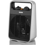 Unold 86116 stufetta elettrica Interno Nero, Argento 2000 W Riscaldatore ambiente elettrico con ventilatore