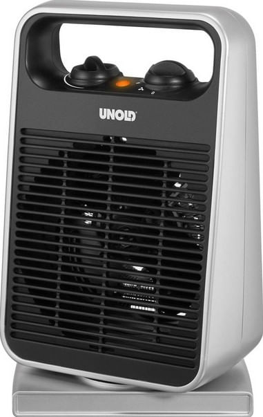 Unold-86116-stufetta-elettrica-Interno-Nero-Argento-2000-W-Riscaldatore-ambiente-elettrico-con-ventilatore