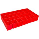 ProClick A3 CT M 74 Set di cassette degli attrezzi Plastica Rosso