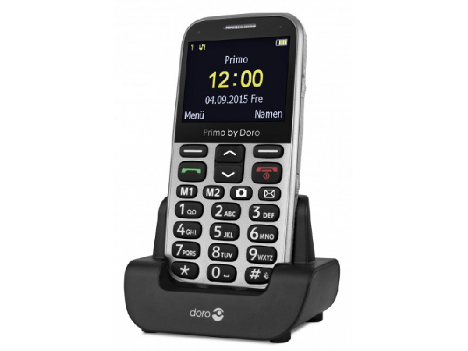 Doro-Primo-366-Singola-SIM-2.3-0.3MP-1000mAh-Argento-360082