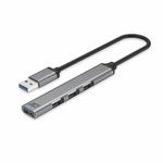 ACT AC6325 hub di interfaccia USB 3.2 Gen 1 (3.1 Gen 1) Type-A 5000 Mbit/s Grigio