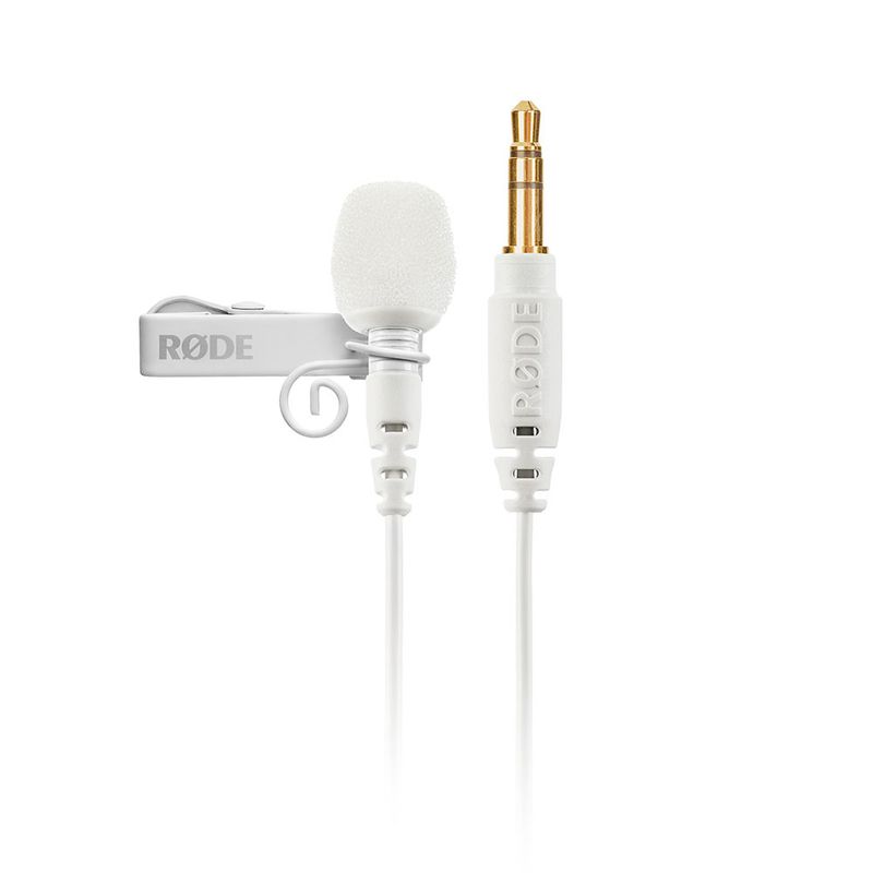 Rode-RØDE-LAVALIER-GO-microfono-Nero-Bianco-Microfono-a-clip