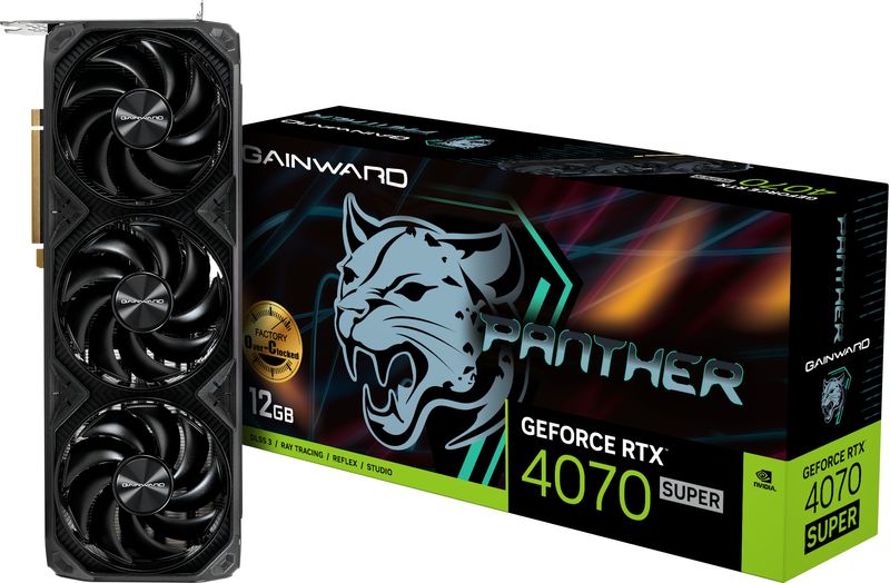 Scheda-grafica-GAINWARD-GeForce-RTX-4070-Super-Panther-OC-12GB-GDDR6X-HDMI-3xDP