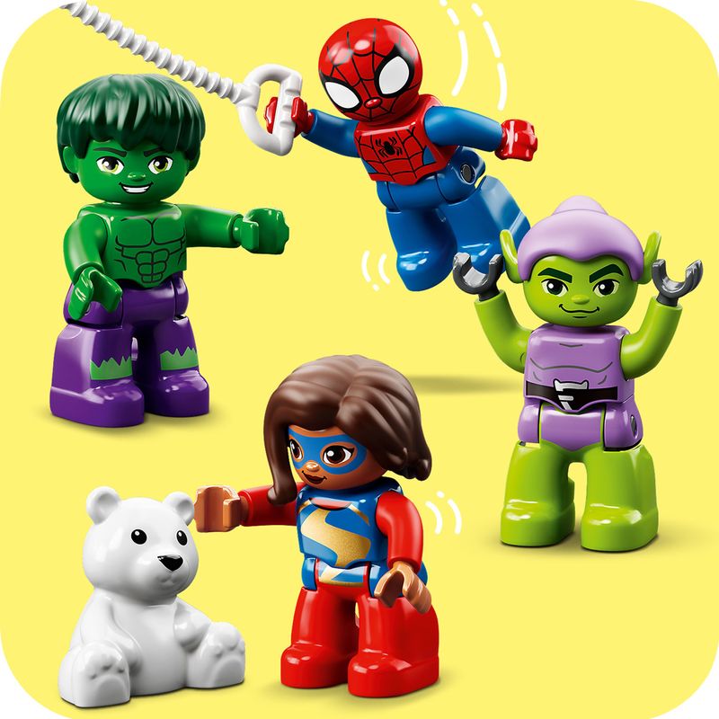 LEGO-DUPLO-10963-Spider-Man-e-i-suoi-Amici--Avventura-al-Luna-Park-con-Green-Goblin-e-Hulk-Giochi-per-Bambini-dai-2-Anni
