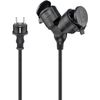Goobay-Doppel-VerlA¤ngerungskabel-Outdoor-5-m-schwarz---Schutzkontaktstecker-Typ-F-CEE--65434-