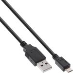 InLine Cavo Micro-USB 2.0 - cavo di ricarica rapida - USB-A ST-Micro-B ST - nero - 2m