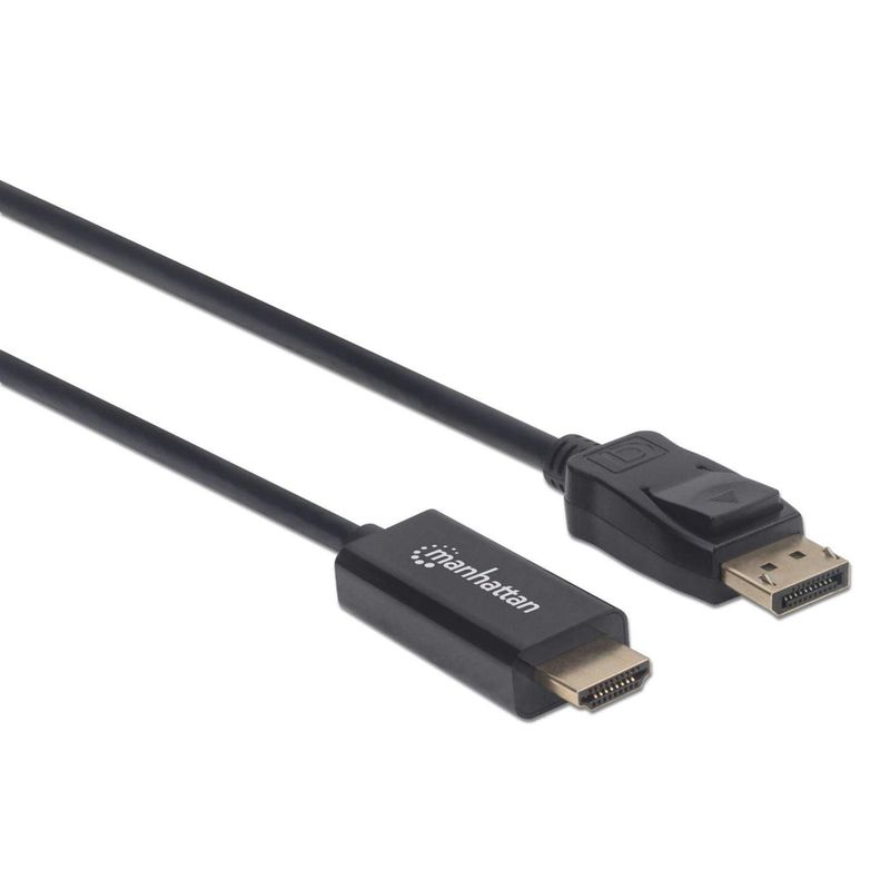 Manhattan-153201-cavo-e-adattatore-video-18-m-DisplayPort-HDMI-Nero