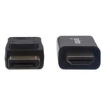 Manhattan-153201-cavo-e-adattatore-video-18-m-DisplayPort-HDMI-Nero