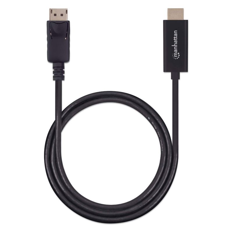 Manhattan-153201-cavo-e-adattatore-video-18-m-DisplayPort-HDMI-Nero