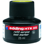 Edding HTK 25 Bottled Refill Ink for Highlighter Pens 25ml Yellow - 4-HTK25005