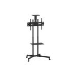 Equip 650603 supporto da tavolo per Tv a schermo piatto 177,8 cm (70") Pavimento Nero