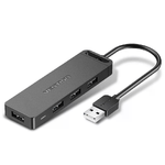 Vention CHIBB hub di interfaccia USB 2.0 500 Mbit/s Nero