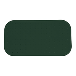 tappeto antiscivolo quadro premium 36x76cm verde scuro