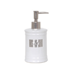 dispenser sapone adelaide in ceramica bianca