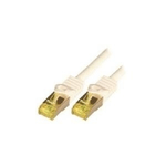 M-Cab 5m CAT7 S-FTP cavo di rete Bianco S/FTP S-STP (CAT7 SFTP RJ45 LSZH 5M WHITE - 10GBIT RAW PATCH CABLE)