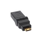 InLine Adattatore HDMI Typ A Femmina a Mini HDMI Typ C Maschio, 180°, 4K2K