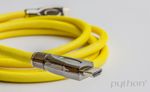 PYTHON-Cavo-HDMI-2.0-2m-Ethernet-4K2K-UHD-placcato-oro-OFC-giallo