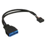 InLine Cavo adattatore USB 2.0 a 3.0 int. - Scheda madre USB 2.0-USB 3.0 int. - 030 m