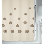 Spirella Tribal tenda per doccia Cotone, Poliestere Beige