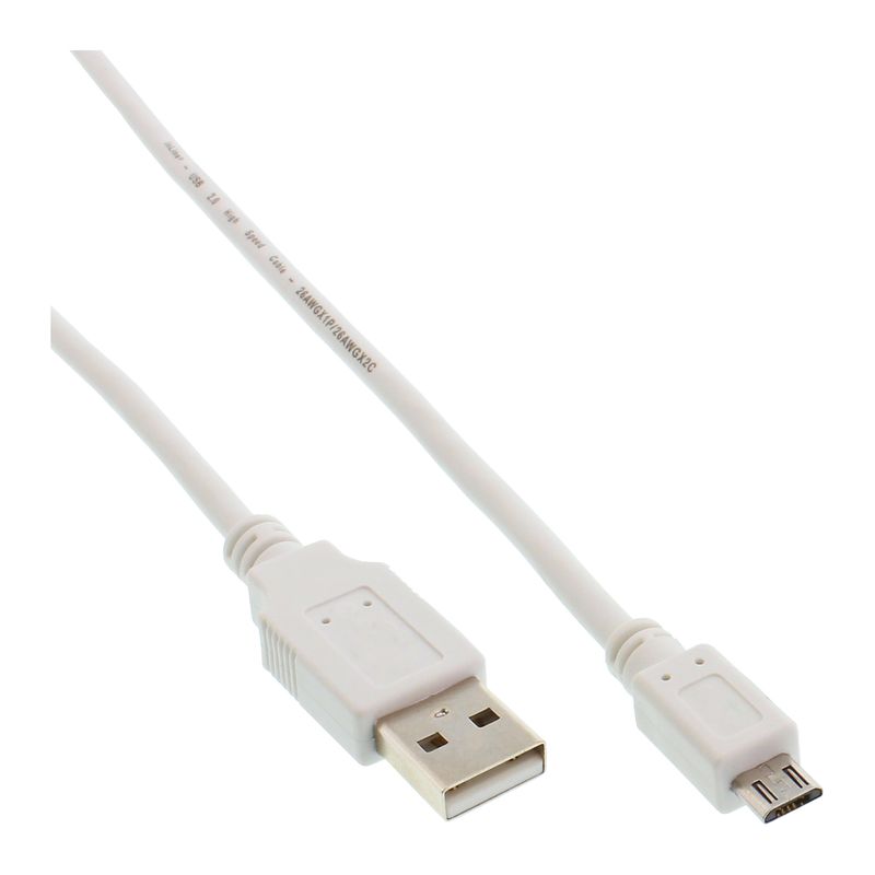 Cavo-Micro-USB-2.0---Da-spina-USB-A-a-spina-Micro-B---bianco---05-m